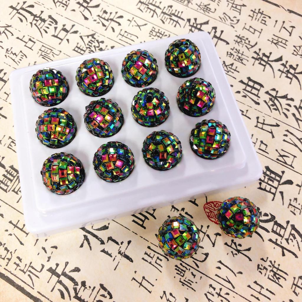 Handmade Rhinestone Crystal Beads for DIY Jewelry: Diamond Ball, Spacer, Pendant Materials