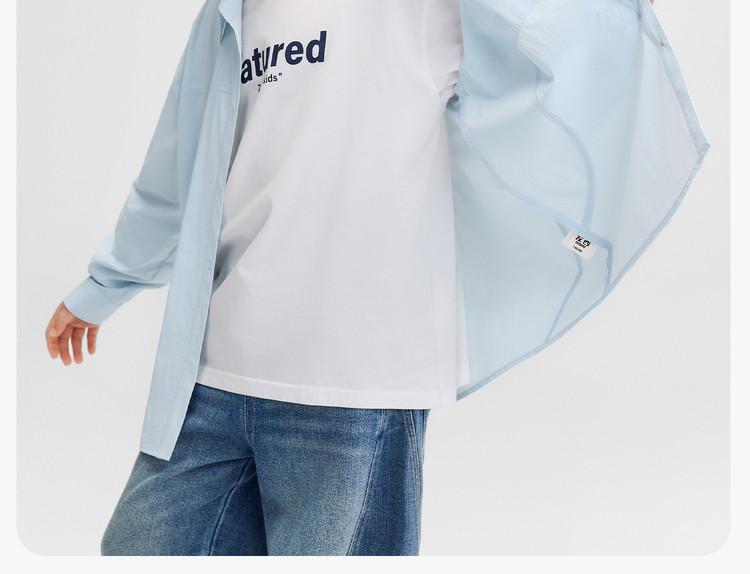 Left West Boys' Long Sleeve Sunscreen Thin Coat
