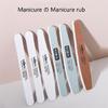 6Pcs Nail Files Double Sided Emery Boards Manicure Tools 100/180/240/600/3000 Grit Professional Manicure File Washable