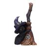 Broom Figurine - NEMESIS NOW - FAMILIARS BROOM - Black - Hand-painted Resin - 11.5 Cm