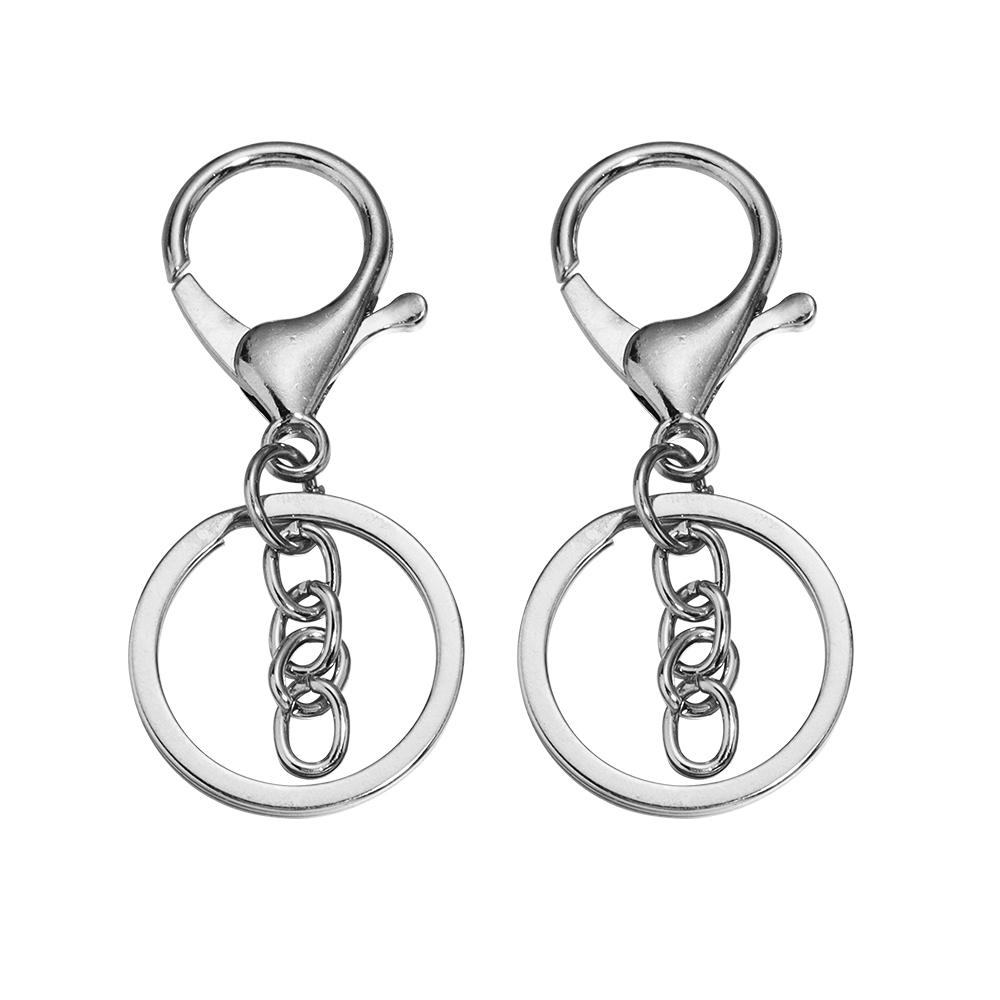 5pcs/bag Lobster Clasp Key Hook Keyrings Fashion Trend Key Chain For Bag Charm Keychains Accessories Gifts DIY Jewelry Making
