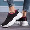 Damen-Schuhe, klobige Schuhe, lässige Sportschuhe, dicker Boden, Plateau-Sneaker