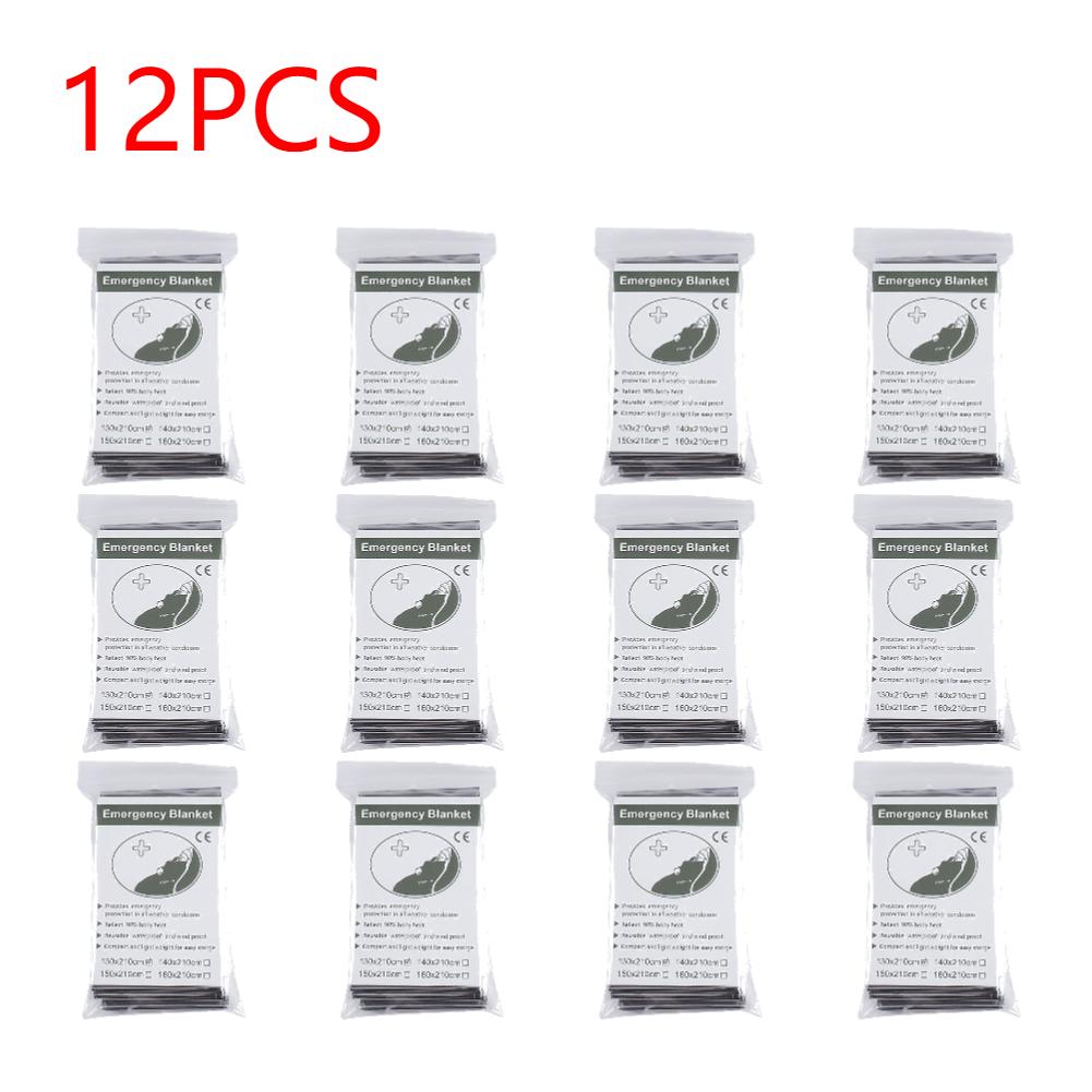 1-20PCS Emergency Blanket Outdoor Hiking Camping Survival First Aid Windproof Insulation Lifesaving Foil Thermal Rescue Blanket
