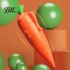 Smooth Writing Pen Carrot Shape Voice Recorder with 60-Second Recording Cute Creative Stationery for Kids Ballpoint Students Teachers Funny
