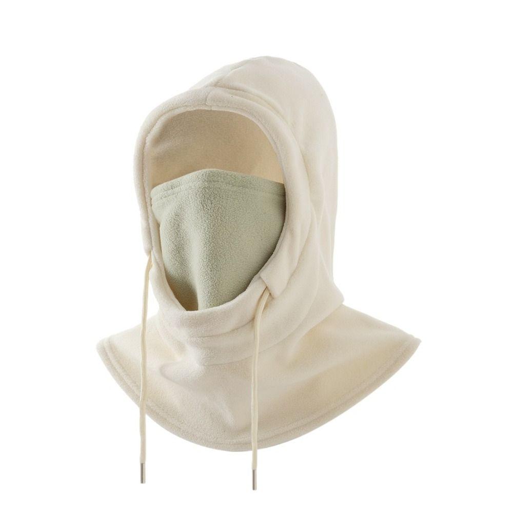 Thermische Masken Kapuze Mützen Winddichte Pullover-Kappe Lässige Fleece-Sturmhaube Hut Damen