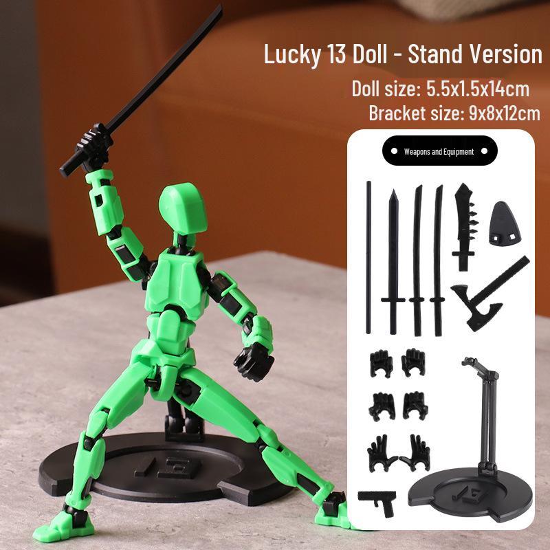 3rd Gen 13-Joint Movable Figurine: DIY Decompression Toy