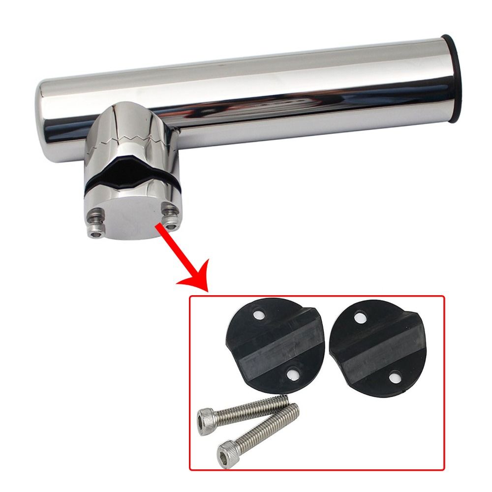360 Degree Rotatable Yacht Fishing Rod Support 316 Stainless Steel Marine Fishing Rod Base  Yacht