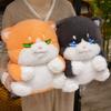 Non-Toxic 33Cm Creative Plush Round Fat Cat Plush Toys Cat Kawaii Animal Pillow Dolls Stuffed Toy Birthday Gift