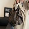 Women's Fashion Leopard Print Tote Bag, Large Capacity Shoulder Bag, Casual Trendy Versatile Daily Commute & Shopping Bag