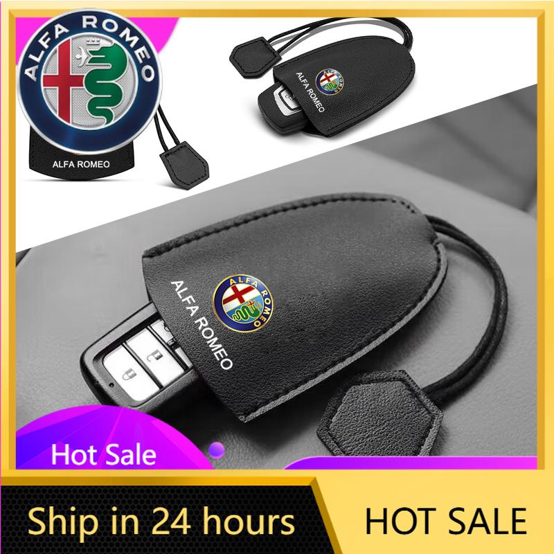 Car Stickers For Alfa Romeo Drawstring Car Logo Key Housekeeper Key Case For Alfa Romeo Giulia Stelvio Giulietta 156 159 147 Mit