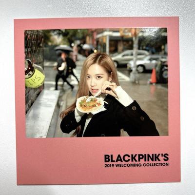 [USED] ROSE BLACKPINK 2019 Seagreen Polaroid Trading Card