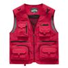 Men's Quick-Dry Multi-Pocket Vest for Fishing, Outdoor Work, Photography, and More - Plus Size Available
