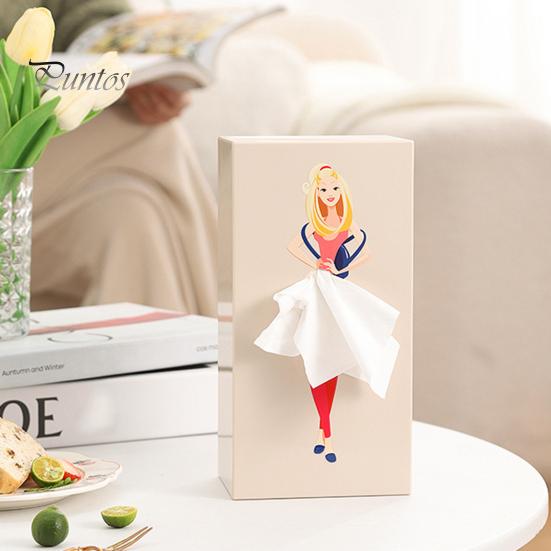 Face Towel Container Storage Box Large Capacity Dustproof Desktop/Wall-Mounted Tissue Storage Bin Paper Dispenser Decoration