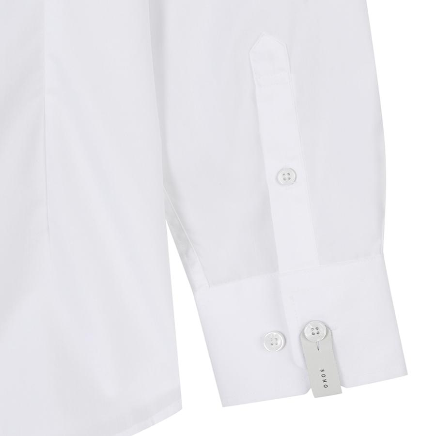 SIEG Wearever Horizontal Dress Shirt White (Pibaa5661)