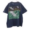 Champion 80s TUFF-ONES USA Made Old 1986 BLACKBIRD F-16 Short Sleeve T-shirt Men's Used