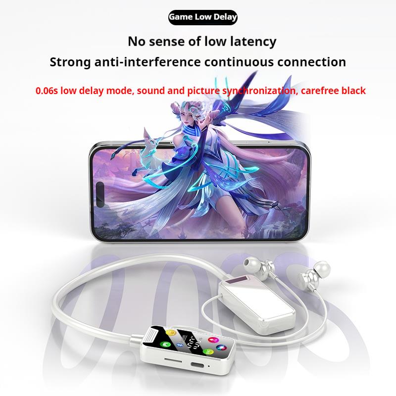 HD Screen Surround Sound Neckband Long battery Life Earphones Wireless Bluetooth Headphones Sports Gamer Headset Noise Reduction