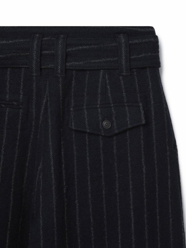 HAUS072C Stripe Vintage Pants Navy