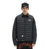 Li Ning Badfive Changan Youth Theme Loose Collar Down Jacket Men Outerwear Black AYMR489-1
