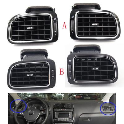 HUIYAN Matte Black Left Right Central Dashboard A/C Air Outlet Vent For VW Polo 2014 2015 2016 6RD 819 704 6RD 819 703