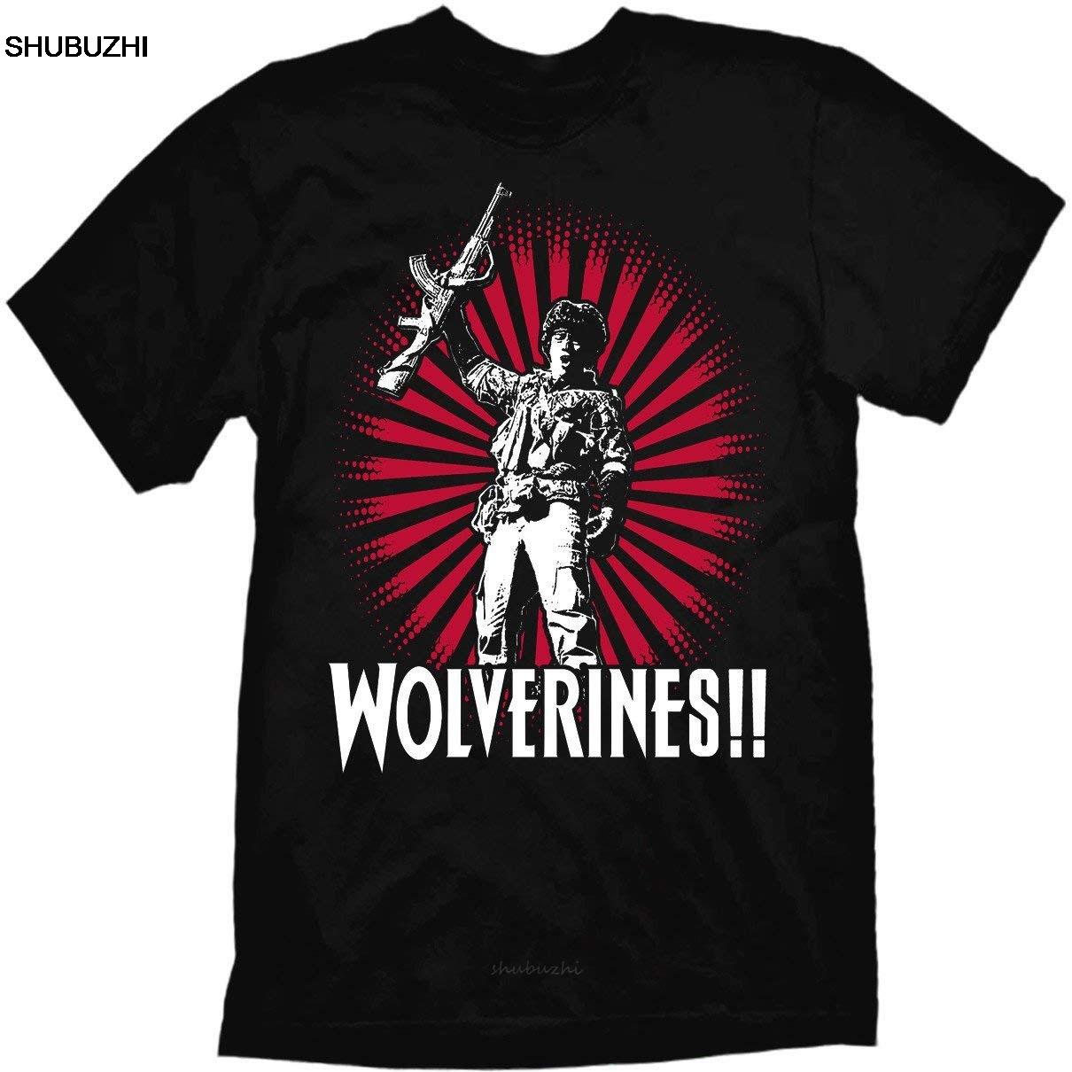 Red Dawn T Shirt Unisex Women Wolverines Red Dawn 1984 Customize O Neck TEE Shirt fashion tshirt Unisex cotton brand teeshirt S