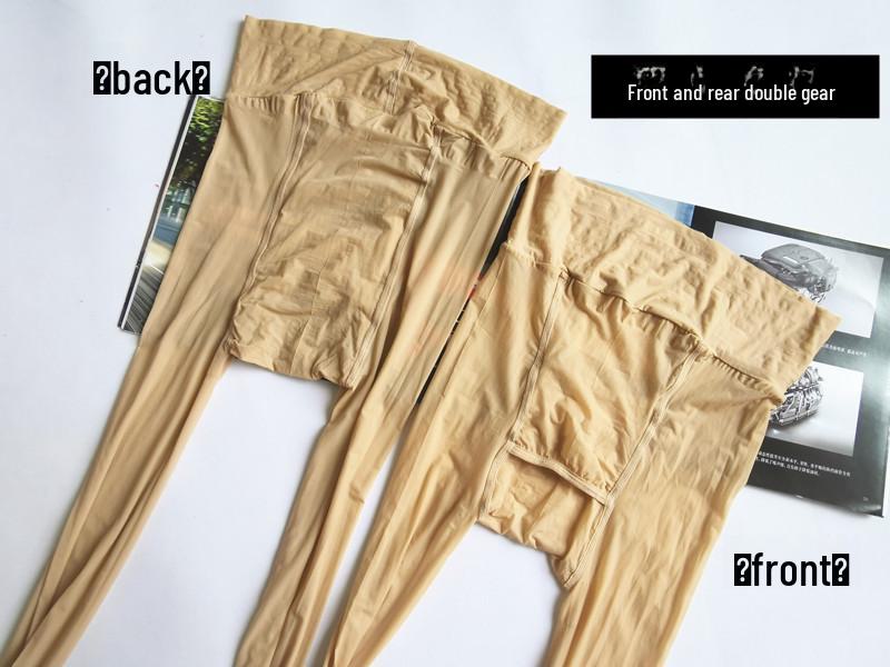 Pánské ultratenké punčochové kalhoty s kontrolou přístupu: Mastné, sexy a kouzelné letní punčochy