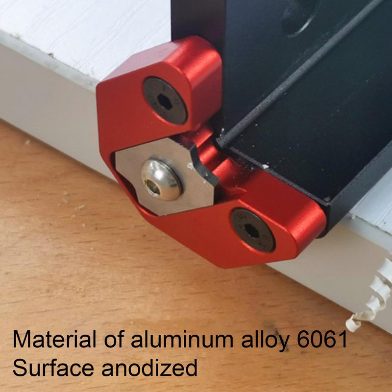 Edge Banding Trimmer Chamfer Burr Scraper For Woodworking Sturdy Wood Crafts Furniture Edge Trimming Tools Aluminum Alloy