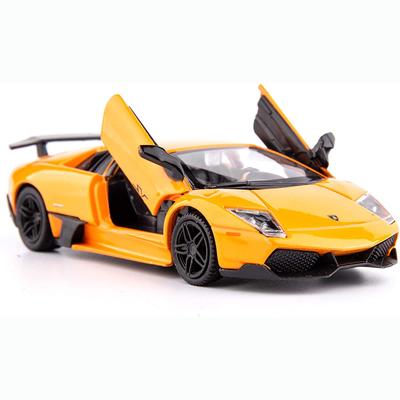 1/36 Ölçekli Murcielago Döküm Araba Modeli, Çocuklar için Çinko Alaşım Oyuncak Araba, Geri Çekin Araçlar Oyuncak Araba Bebekler Çocuklar için Erkek Kız Hediye