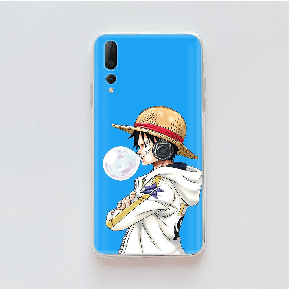 Transparent Case for Samsung A04 A14 A23 M33 M53 Realme 10 9 C35 C55 VIVO X80 Infinix Hot 30 Note 11 Tecno Spark 8P Pro W-75 One Piece Luffy