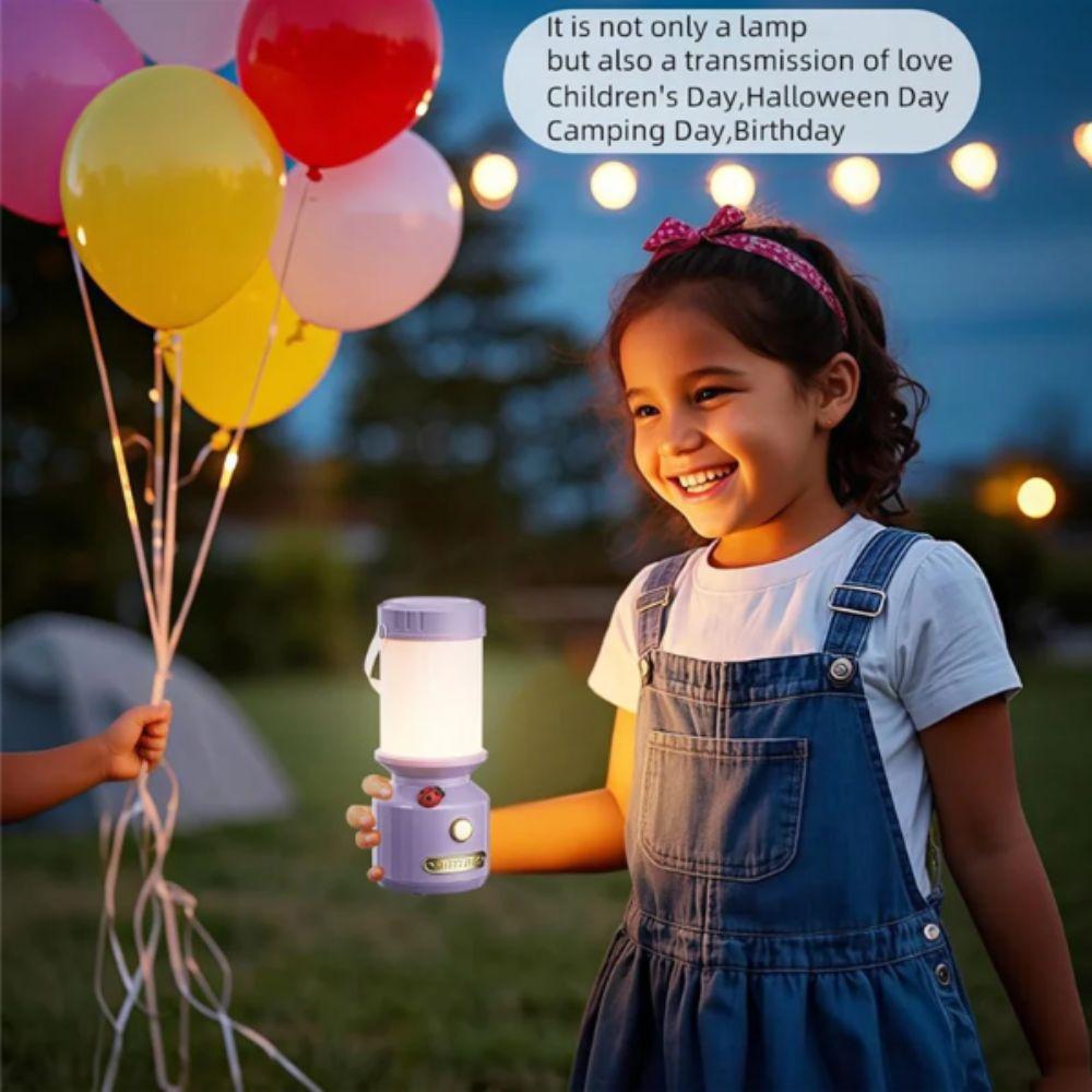 3 Color Stepless Dimming LED Camping Lamp Rechargeable Battery Portable Design Rechargeable Light LED Technology