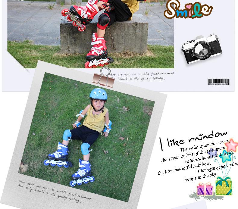 Children's Flashing Ice, Roller, and Inline Skates for Boys and Girls