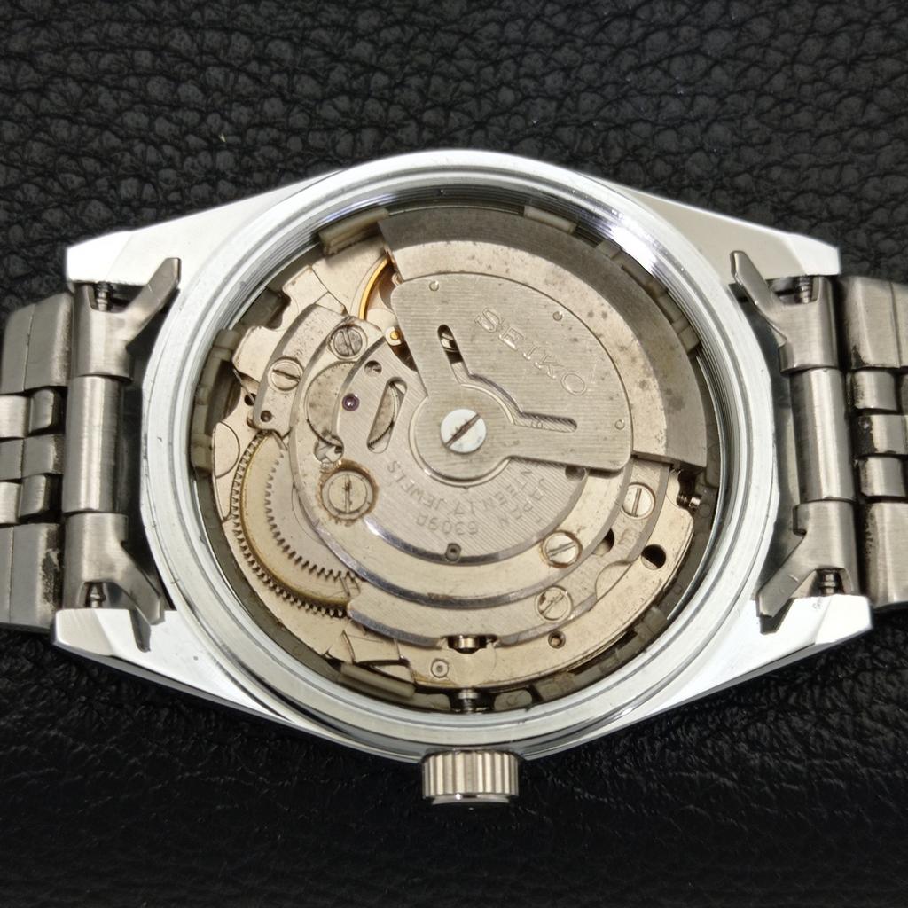 VINTAGE REFURBISHED SEIKO 5 AUTOMATIC JAPAN MENS GREEN DIAL WATCH a440365-4 Sk-a440365-1