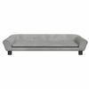 VidaXL Dog Bed, Pet Sofa with Wooden Frame, Basket for Puppies Indoor House, Light Grey 172006