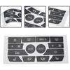 AC Climate Control Button Repair Decals Stickers Fit For BMW 5 6 7 F10 F01 F12