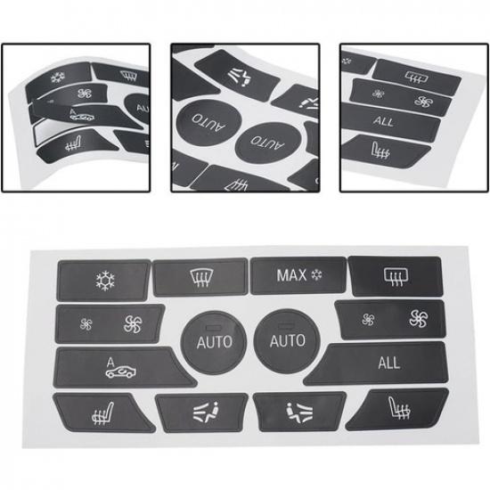 AC Climate Control Button Repair Decals Stickers Fit For BMW 5 6 7 F10 F01 F12