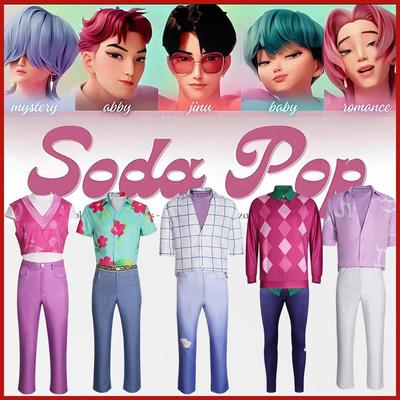 Saja Boys Jinu Abby Baby Μυστηριώδης Ρομαντισμός Κοστούμι Cosplay Kpop Δαιμονοκυνηγοί Ρούχο Ρόλων Αποκριάτικη Στολή Για Παιδιά Ενήλικες