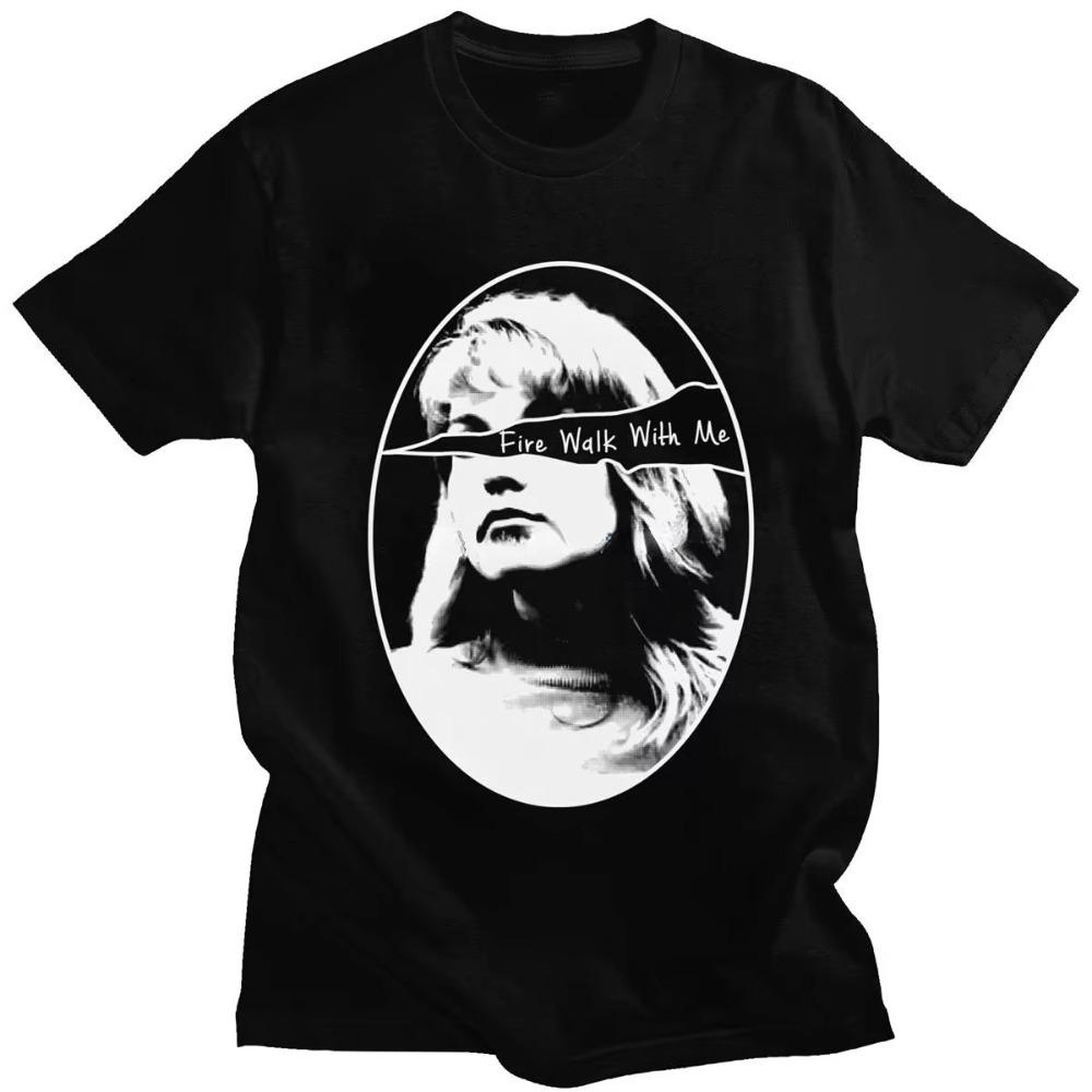 Retro Tričko Twin Peaks Tričko Pánské Oblečení Laura Palmer Tričko Fire Walk with Me Tričko TV Fanoušek Tričko Unisex Oblečení Ropa Hombre