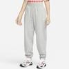 Nike High-Waisted Oversized Fleece-Lined Knit Joggers With Elastic Waist And Drawstring Women Bottoms Light-Grey DQ5888-063