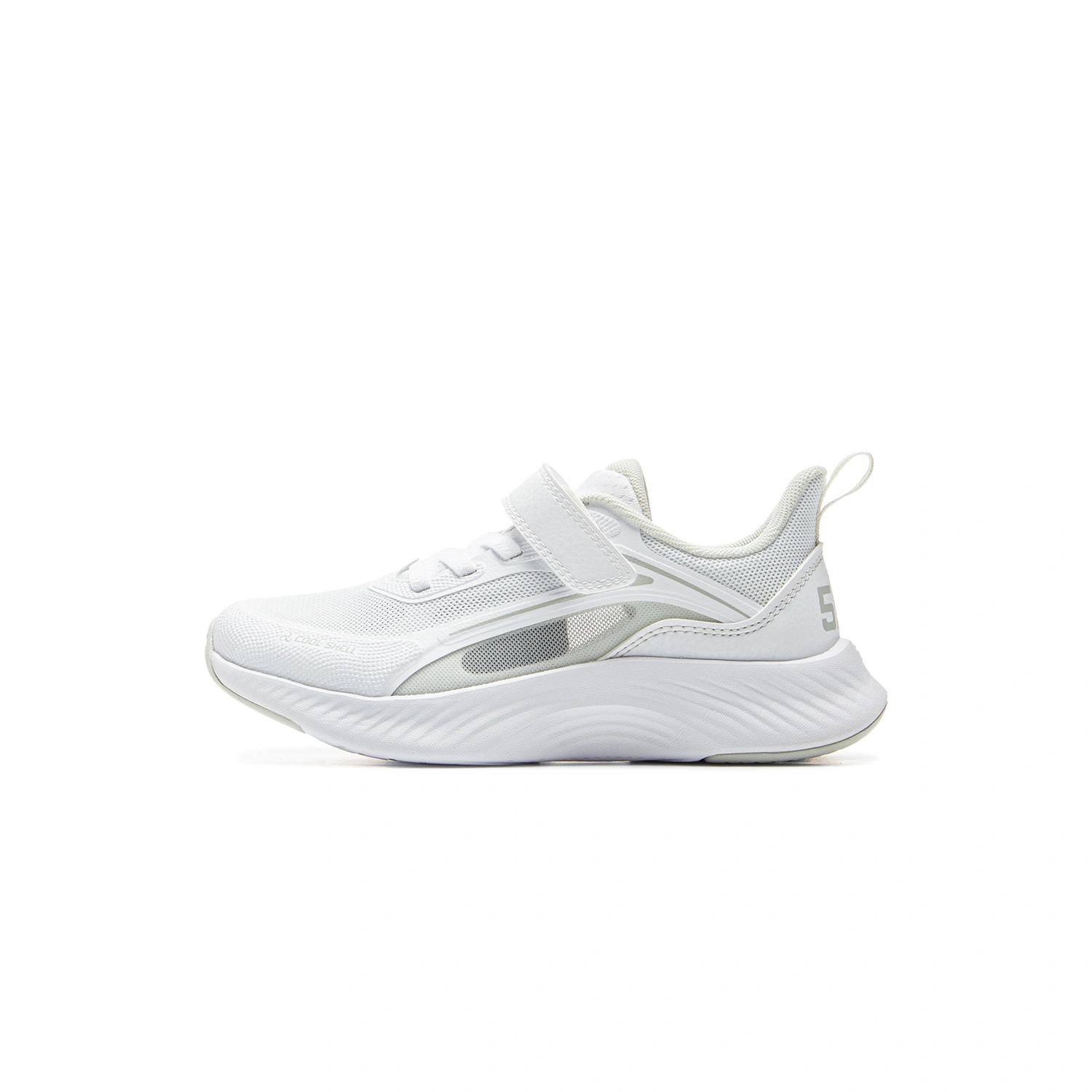 

Li Ning Детская спортивная повседневная простая модная удобная повседневная обувь детская повседневная обувь стандартная-белая светло-серая YKNV022-5 28