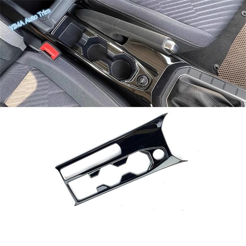 Stainless Steel Gear Shift Panel Decoration Stickers Cover Trim Fit For VW Volkswagen Polo    LHD Accessories
