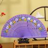 Small Fan Double-Sided Hand Painting Art Calligraphy Fan Create Unique Hand Painting Flower Gypsy Dance Fan