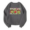Children's Fashionable Lightweight Long-sleeved Round Neck Pullover With Pockets Printed Pullover