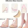 2 Perechi Perniță Non-Reglabile pentru Călcâi și Talpă Umplutură Spațiu Suplimentar în Pantof Previne Bășicile și Durerea pentru Pantofi cu Toc Înalt Femeie Pantofi de Gală
