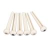 6Pcs Acoustic Guitar Bridge Pins Pegs Replacement Acoustic Guitar Plastic Bridge Saddle and Nut Guitar Bridge Pins