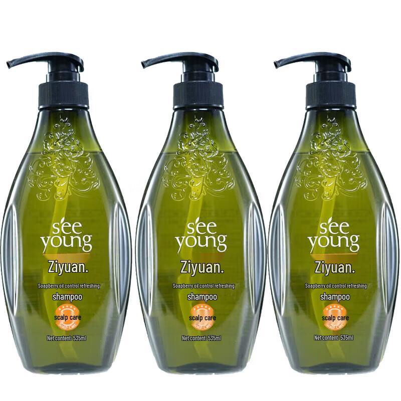 

Seeyoung Sapindus Oil Control & Volumizing Shampoo (3x535ml)