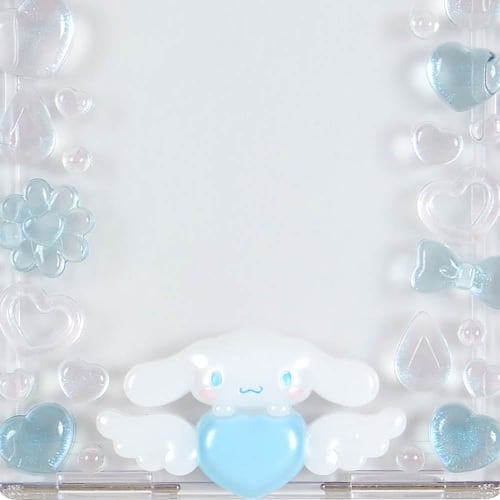 Sanrio (SANRIO) Trading Card Holder (Enjoy Idol) Cinnamoroll, Approx. 7.4cm W X 0.8cm D X 10.5cm H, Fits Up To 9.2cm X 6.6cm (Product Code: 689785)