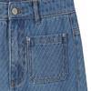 Front Pocket Semi Wide Denim Pants As1dp262