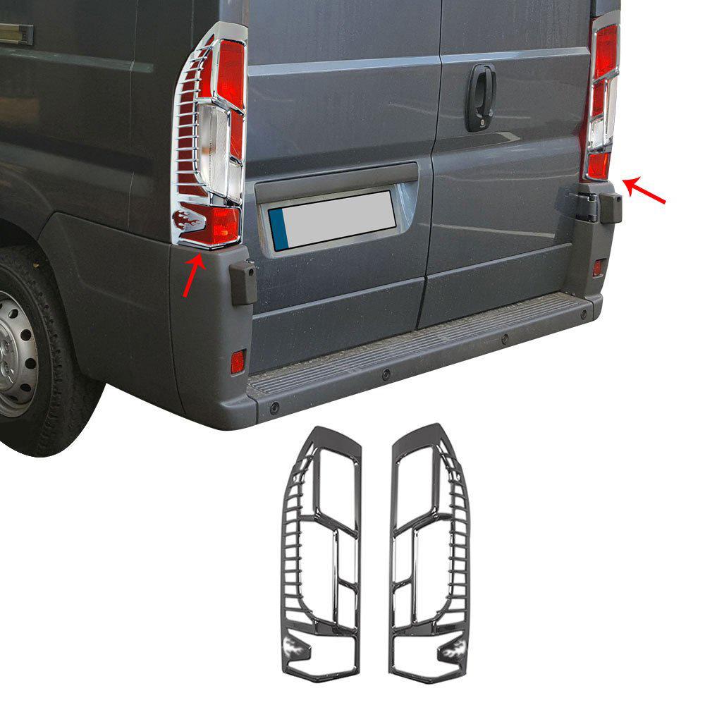 

Накладки на стопы с изгибом (2014-2024, 2 шт, пластик) для Fiat Ducato