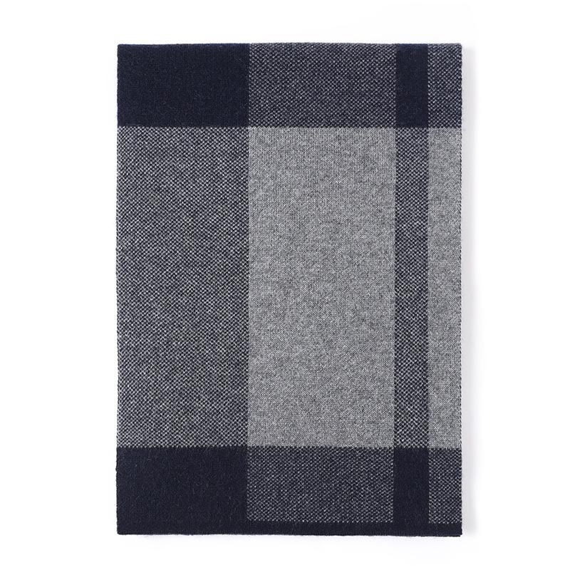 

Зимний новый высококачественный кашемировый шарф мужской и женский теплый на осень и зиму утолщенный шерстяной шарф подарочная коробка на день рождения 180cm