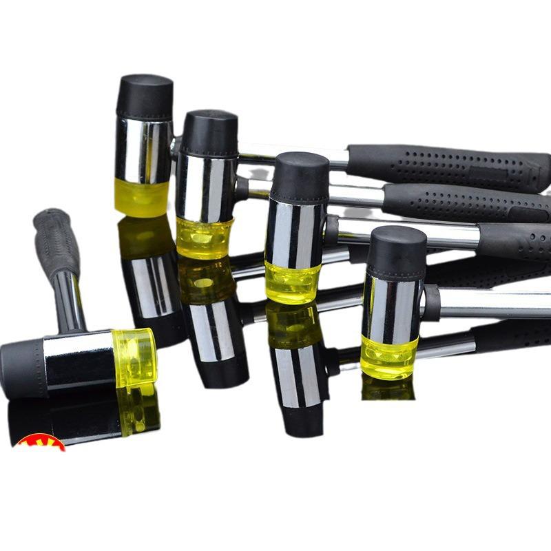 Przezroczysty Młotek z Drewnianą Rączką - Młotek do Dekoracji Płytek Podłogowych