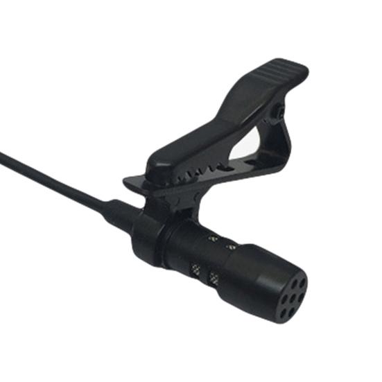 Microphone Flexible Easy to Use Metal Hands Free Lapel Mic for Podcast